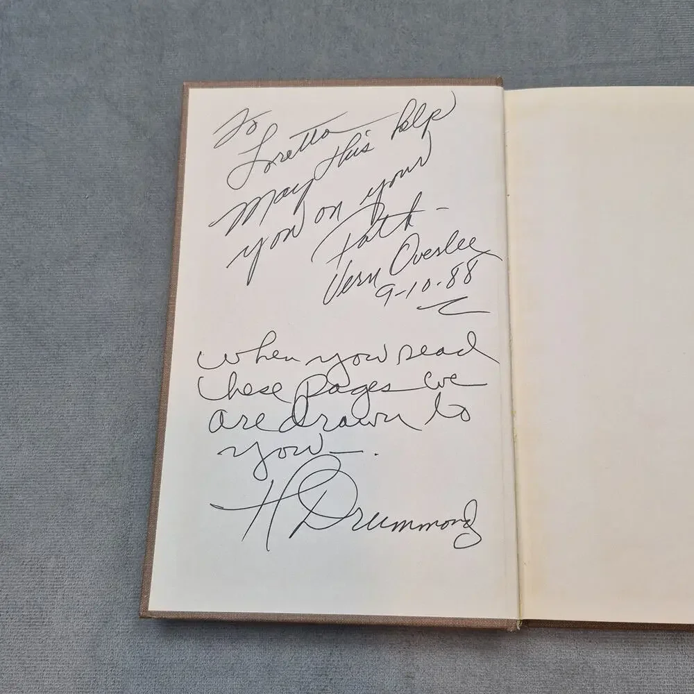 The Psychic by Vernon Overlee 1983 HC Henry Drummond Mediumship SIGNED